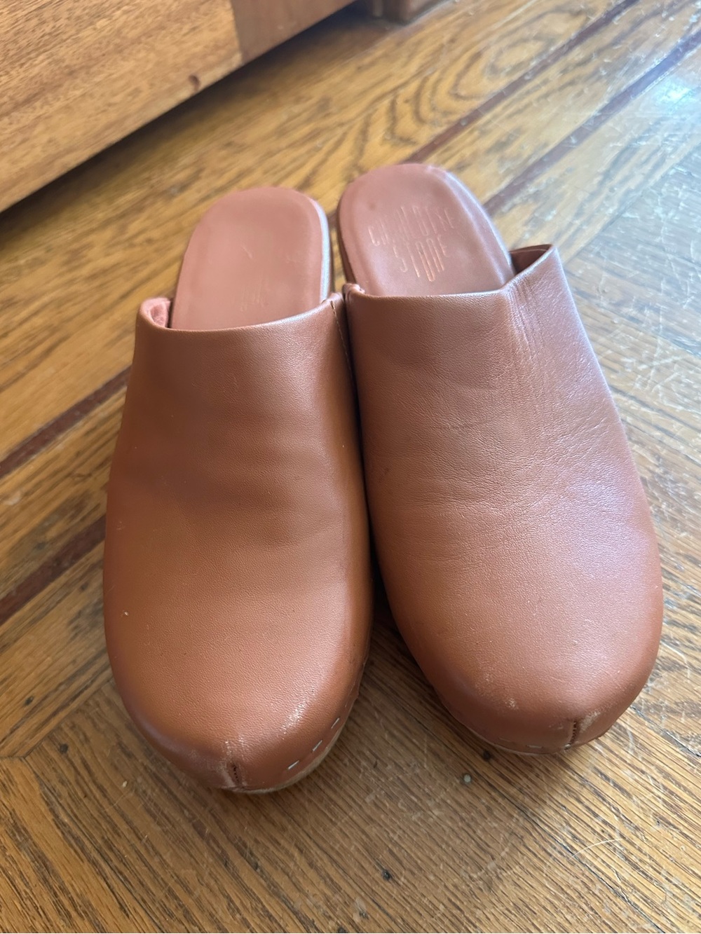 Charlotte Stone clogs gently worn size 8